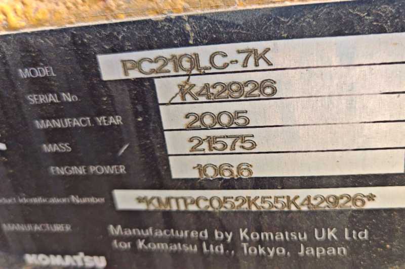 OmecoHub - Immagine KOMATSU PC210NLC-7K